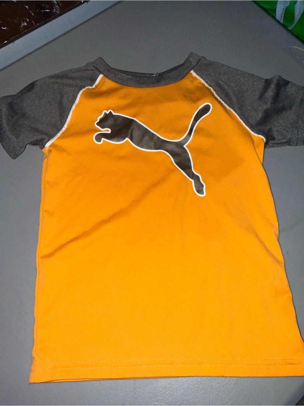 Puma Gray and Orange boys shirt